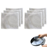 10Pcs Imitated-Wire Dishwashing Rags Household Cleaning Cloth for Dishes Sinks Counters