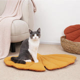 Double-Sided Available Pet Mattress Pad Leaf Shape Puppy Cat Bed Mat Style 2