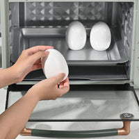 4-Egg Poacher Breakfast Boiler Egg Cooker Microwave Steamer Cooking Tool