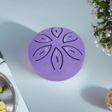 6-Note Rain Drum for Outside Garden Mini Steel Tongue Drum Instrument Purple