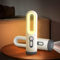 2-in-1 Portable Night Light Motion Sensor LED Light Flashlight for Baby Nursery Toilet Reading Camping