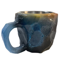 Mineral-Simulated Coffee Mug Home Office Coffee Cup Blue