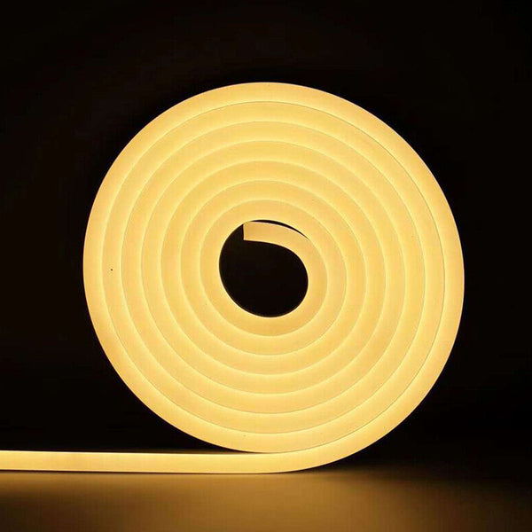 3M LED Strip Neon Flex Rope Light Water Resistant DC 5V Outdoor Lighting Christmas Decor Yellow