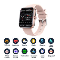 Sports Watch Bluetooth Call Smart Watch Heart Rate Monitoring Fitness Tracker Pink