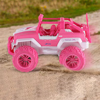 Kids RC Cars Remote Control Toys Car 2.4 GHz LED Light Off Road Car Pink