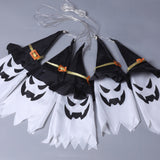 3M Halloween String  Light Hanging Ghost Hat Lamp Prop Party Decor White