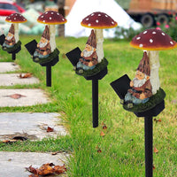 Solar Mushroom Light Garden Decorative Stake Light Outdoor Ornament Lights Style 2