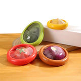 4Pcs Reusable Food Storage Containers with Lids Fruits Vegetables Storage for Fridge Kitchen Fresh Keep