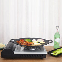 Korean Nonstick BBQ Grill Pan for Stovetop Barbecue Portable Hot Plate Outdoor