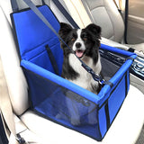 Cat Dog Pet Car Booster Seat Auto Carrier Travel Safety Protector Basket Blue