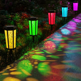 2Pcs Solar Garden Lights Outdoor Landscape LED Lamps Pathway Yard Decor