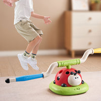 3-in-1 Musical Jump Toy Toss Ring Game Toy Rocket Launcher for Kids