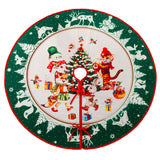 Christmas Tree Skirt Xmas Tree Decoration Christmas Tree Mat Style 2