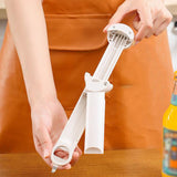 Retractable Jar Opener Magnetic Bottle Opener Can Opener Kitchen Gadgets for Weak Hands Beige