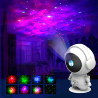 Remote Control Astronaut Star Projector Kids Night Light Galaxy Rotating Projector Light Standing Style