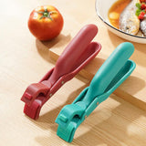 2Pcs Anti-Scald Bowl Holder Clip Silicone Dish Plate Gripper Clips Tongs Clamp Holders