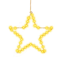 3Pcs 30cm Star Christmas Light Battery Operated Indoor Xmas Party LED Decoration