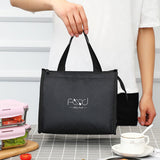 2Pcs Portable Insulated Lunch Bag Thermal Cooler Food Carry Tote Picnic Case Storage Bag