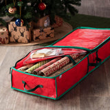 Wrapping Paper Storage Container Wrapping Organizer Storage Red