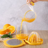 4-in-1 Manual Fruit Juicer Lemon Lime Orange Citrus Squeezer