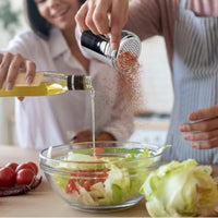 Stainless Steel Spice Shakers Dredge Sugar Salt Pepper Seasoning Condiment Bottle