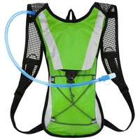 Hydration Pack Water Rucksack Backpack with 2L Hydration Bladder for Cycling Hiking Camping Travel Green