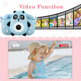 1080P HD Cute Animal Kids Digital Camera Toy Gift with 64G Memory Card Style 4