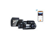 2 Channel WiFi HD 1080P Dash Camera Front 170 Degree Wide Angle Dashboard Camera