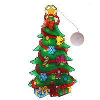 20 LEDs Christmas Suction Mount Decorative Light Xmas Window Silhouette Lights  Indoor Holiday Party Decoration Style 2