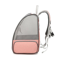 Travel Pet Cat Carrier Backpack Portable Breathable Outdoor Pink