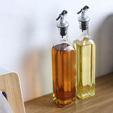 2 Pack 250ml Oil Dispenser Vinegar Pourer Glass Bottle Kitchen Cooking Tools