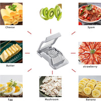 Hard Boiled Eggs Egg Slicer Kitchen Multifunctional Slicer Cutter for Eggs Fruit Mushroom