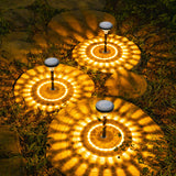 4Pcs Solar Lawn Decorative Lights Outdoor Garden Pathway Decoration Style 1