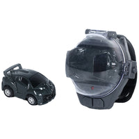 2.4GHz Remote Control Car Watch Toys Rechargeable Mini Racing Car Toy Gray