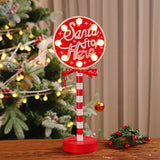 Christmas LED Lamp Road Sign Ornaments Christmas Decor Style 1