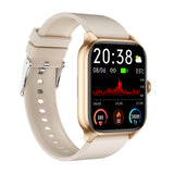 Smart Watch Fitness Tracker Heart Rate Sport Watches Beige