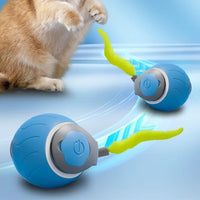 2Pcs 5CM Automatic Moving Ball Toy for Cats USB Rechargeable Interactive Cat Toy