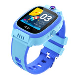 Touch Screen 4G Smart Watch Positioning Video Call Watch with Camera for Kids Blue