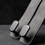 2Pcs Set Car Seat Hooks Double Hanging Hooks for Car Back Seat Headrest Hooks Grey