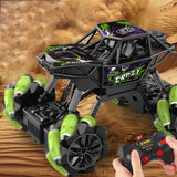 Remote Hand Control Watch Gesture Sensor Off Road Car Toy Buggy Monster Vehicle Kid Toy Gift Green