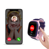 4G Smart Watch for Kids GPS Location Tracker Video Calling Watch Pink