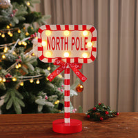 Christmas LED Lamp Road Sign Ornaments Christmas Decor Style 2