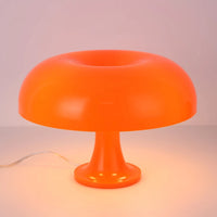 Retro LED Mushroom Table Lamp  Dimmable Desk Lamp Hotel Bedroom Decoration Orange