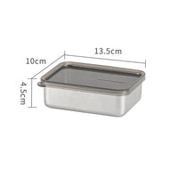 Stainless Steel Airtight Food Storage Container with Lid for Refrigerator