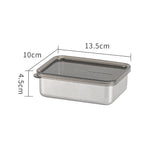 Stainless Steel Airtight Food Storage Container with Lid for Refrigerator