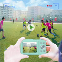 16X Zoom Digital Camera with 32GB Card 1080P Mini Video Camera for Teens Kids Green