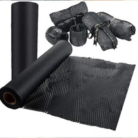 30M Honeycomb Packing Paper Recyclable Cushioning Packing Paper for Moving Wrapping Roll Black