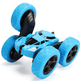 2.4GHz Remote Control Car Toy 4WD Rotating RC Car Toy Blue