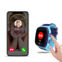 4G Smart Watch for Kids GPS Location Tracker Video Calling Watch Blue