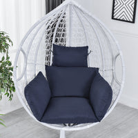 Hanging Swing Chair Cushion  Egg Chair Pad Outdoor Garden Home Decor Blue